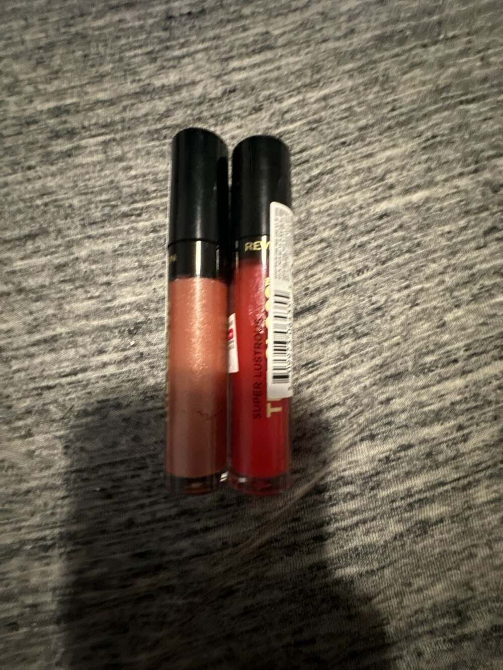 Revlon Super Lustrous Gloss Lip Gloss Lot- 260 Rosy Future & 240 Fatal Apple